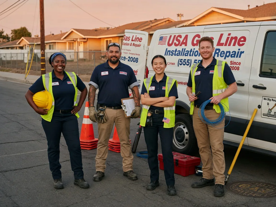 Gas Line Installation company in Harper, IA